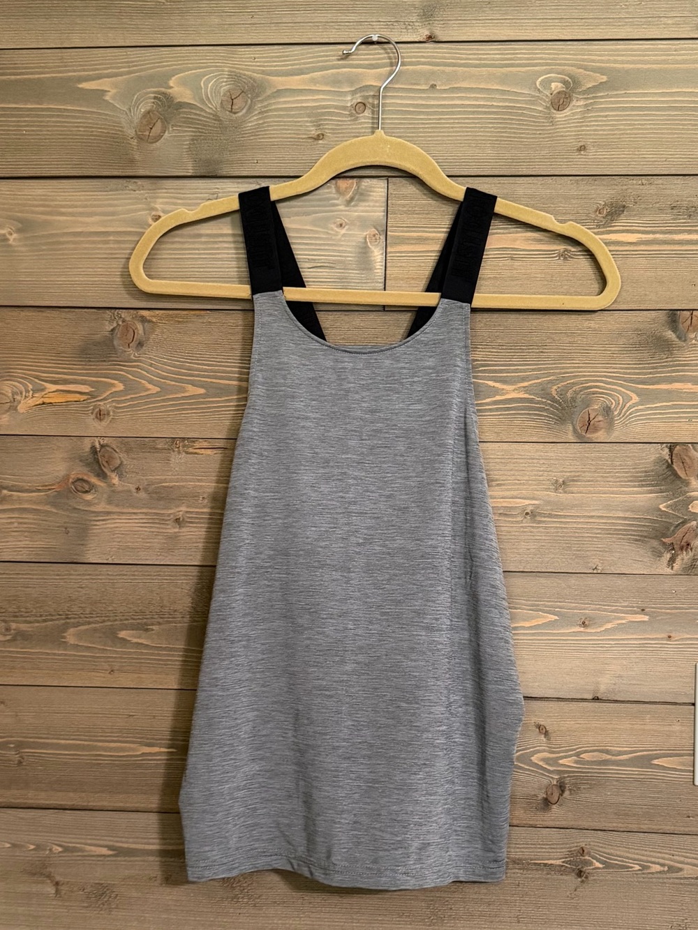 Nike Women's Dri-FIT Shred Tank Top in Gray with Black Straps Size Large, NWOT